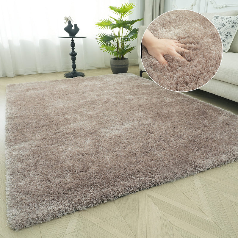 Covor Dana Bruno Banani taupe foarte gros si pufos 200x300 cm - LunaHome.ro