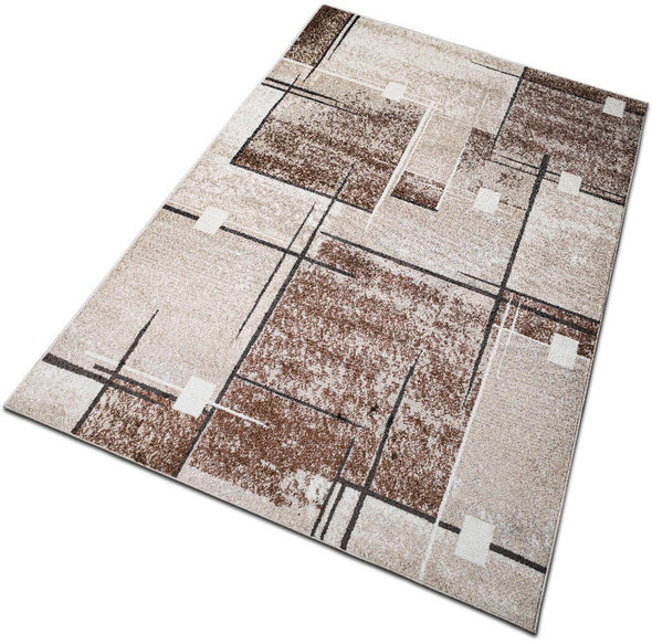 Covor Deblin cu fir scurt model geometric 200x300 cm - LunaHome.ro