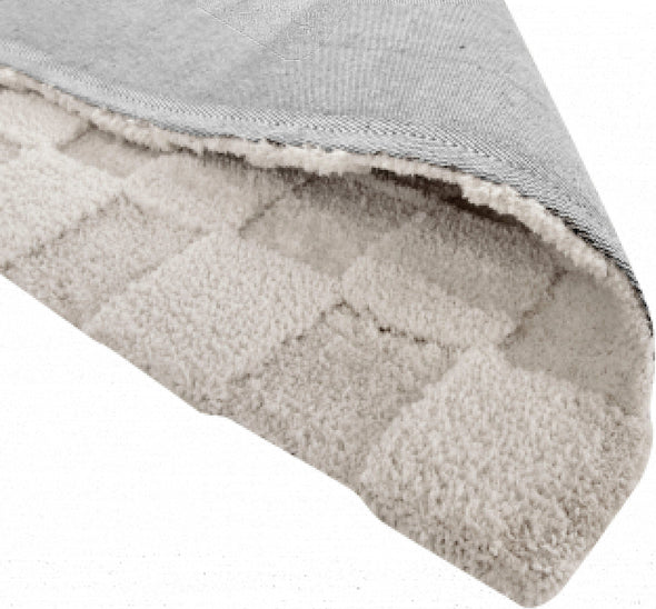 Covor Esmé, LeGer cu model geometric gri 3D 120x180 cm - LunaHome.ro