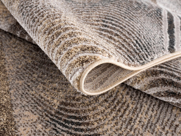 Covor Falco cu design modern in nuante de bej, 160x230 cm - LunaHome.ro