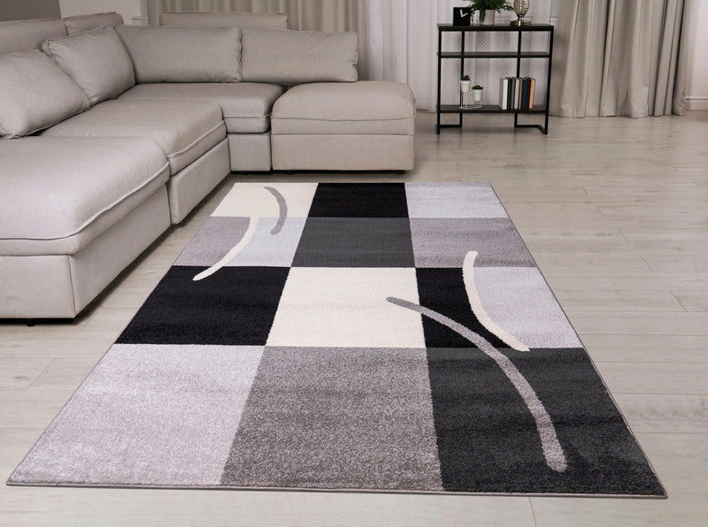 Covor Felton cu model geometric, 280x390 cm - LunaHome.ro