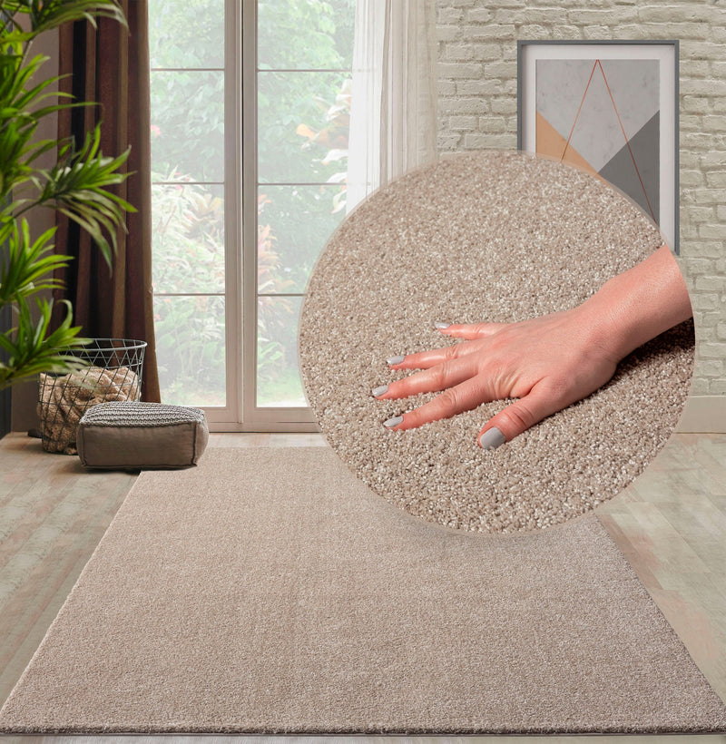 Covor Forest shaggy foarte pufos bej 160x230 cm - LunaHome.ro