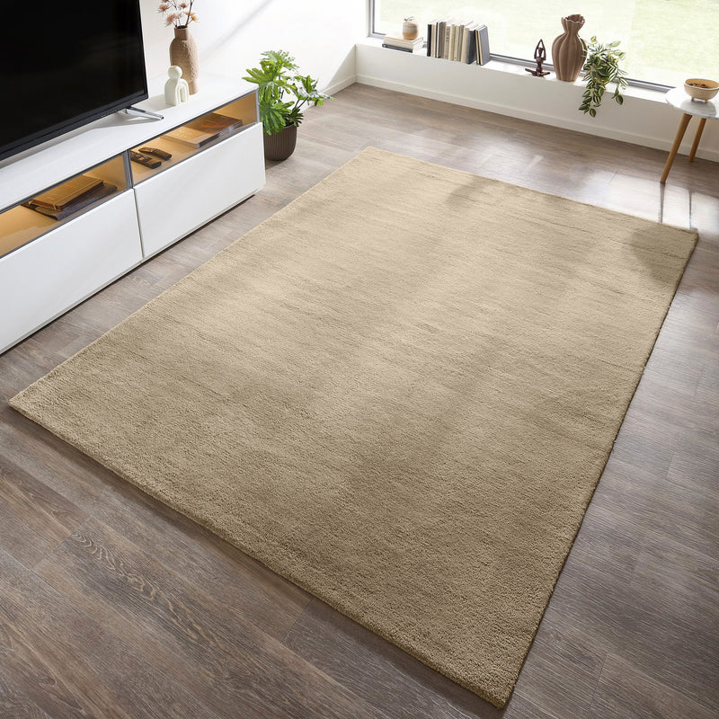 Covor Gabbo Design din lână țesut manual bej 200x290 cm - LunaHome.ro