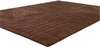 Covor Gabbo Design din lână țesut manual maro inchis 160x220 cm - LunaHome.ro