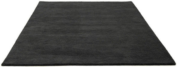 Covor Gabbo Natur din lână țesut natural gri inchis 240x320 cm