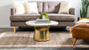 Covor Good Times maro cu fire scurte aspect pestriț 66x91 cm - LunaHome.ro