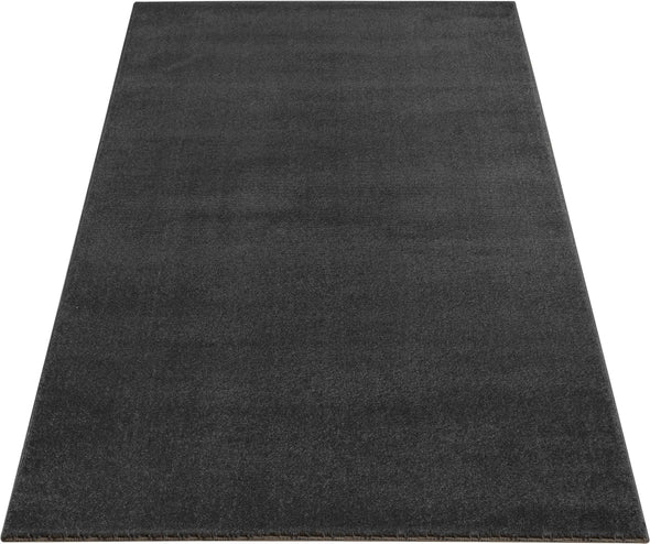 Covor Granada culoare gri închis cu fire scurte, 60x90 cm - LunaHome.ro