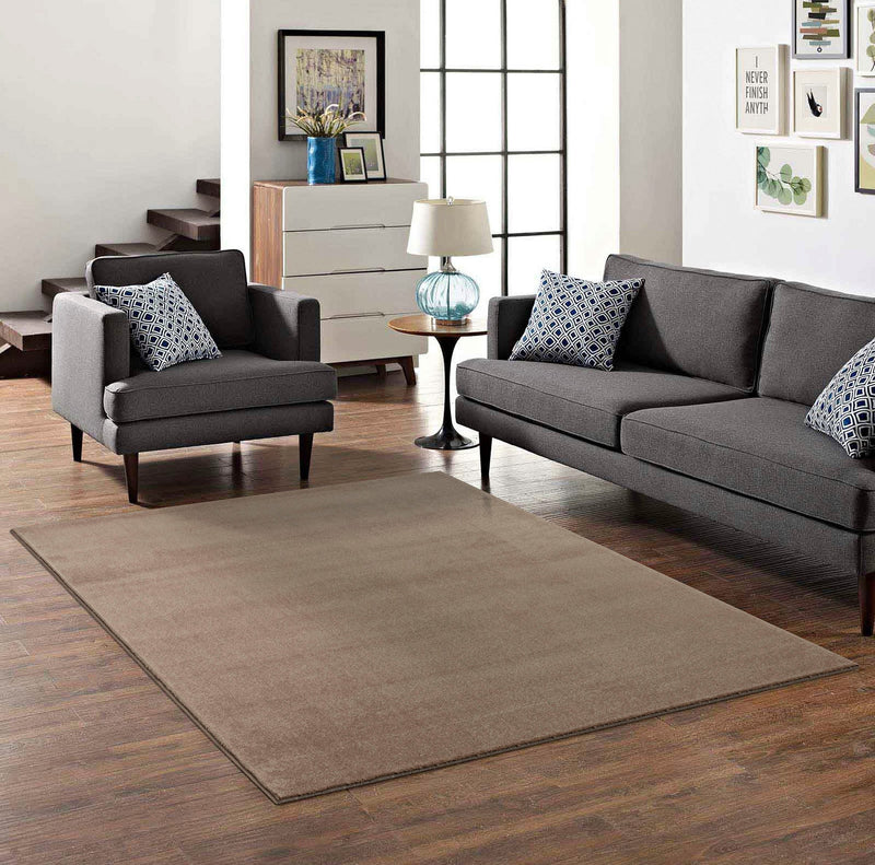 Covor Granada culoare maro cu fire scurte, 200x250 cm - LunaHome.ro