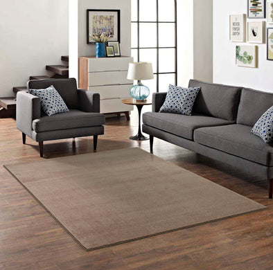 Covor Granada maro cu fire scurte, 140x200 cm - LunaHome.ro