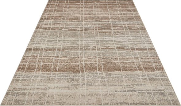 Covor Jord cu fire scurte crem, model cu aspect vintage 80x120 cm - LunaHome.ro