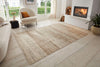 Covor Jord cu fire scurte crem, model cu aspect vintage 80x120 cm - LunaHome.ro