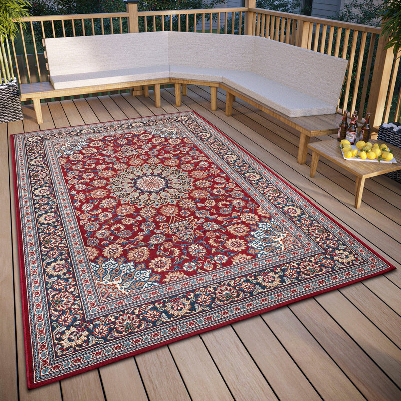 Covor Kadi pentru interior si exterior elegant oriental 120x180 cm - LunaHome.ro