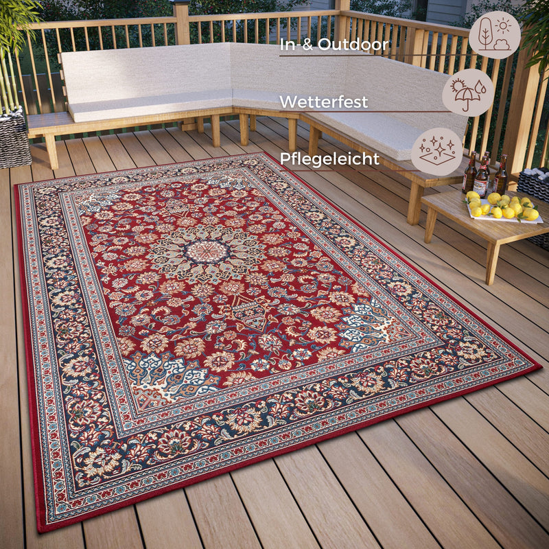Covor Kadi pentru interior si exterior elegant oriental 160x235 cm - LunaHome.ro