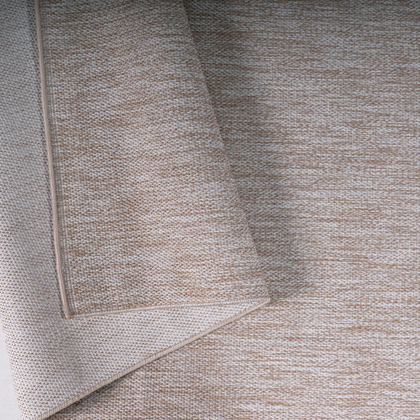 Covor Kian crem cu tesatura plata potrivit si la exterior 160x230 cm - LunaHome.ro