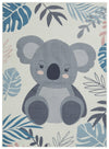 Covor Koala pentru copii foarte rezistent crem 80x150 cm - LunaHome.ro