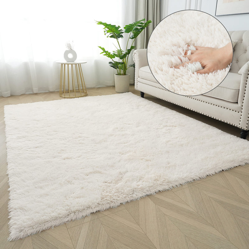 Covor Leava foarte moale si pufos crem deschis 80x150 cm - LunaHome.ro