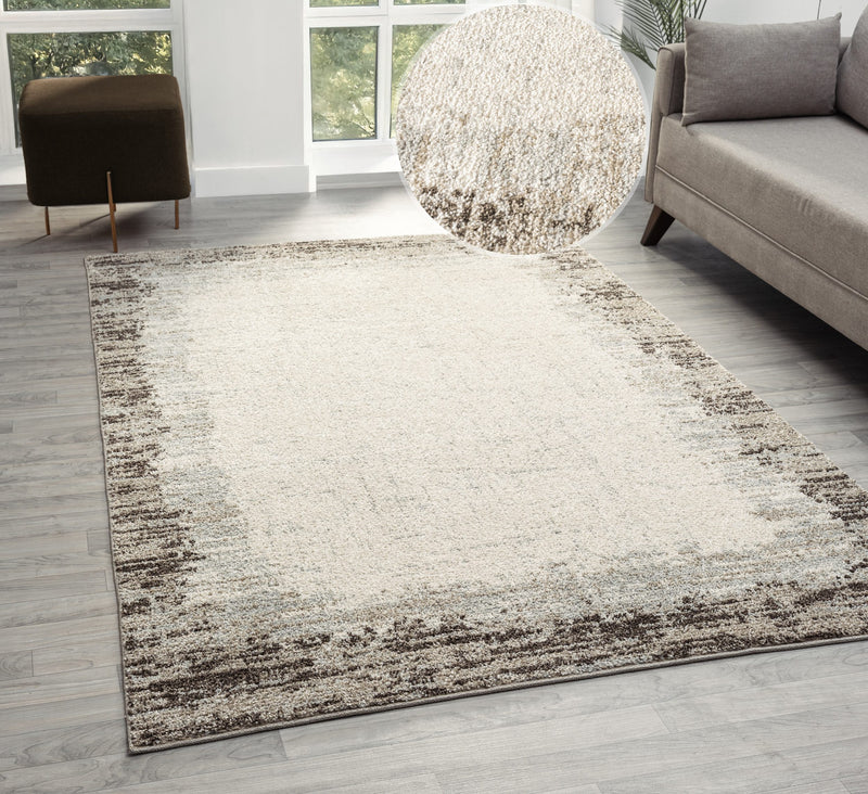 Covor Leksa bej cu aspect vintage 200x300 cm - LunaHome.ro