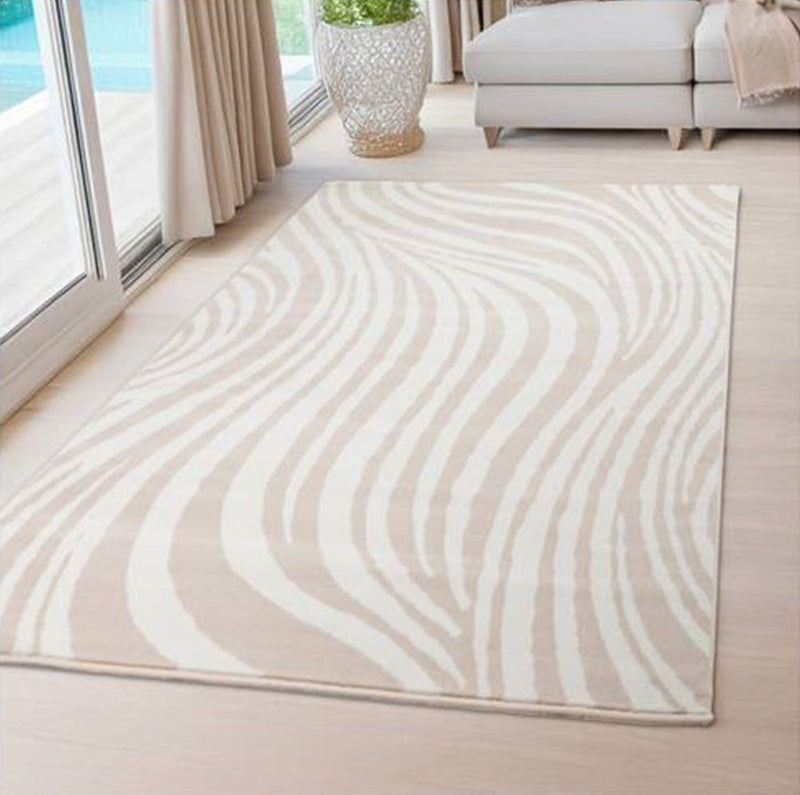 Covor Liaa cu fir scurt moale model ondulat 190x280 cm - LunaHome.ro