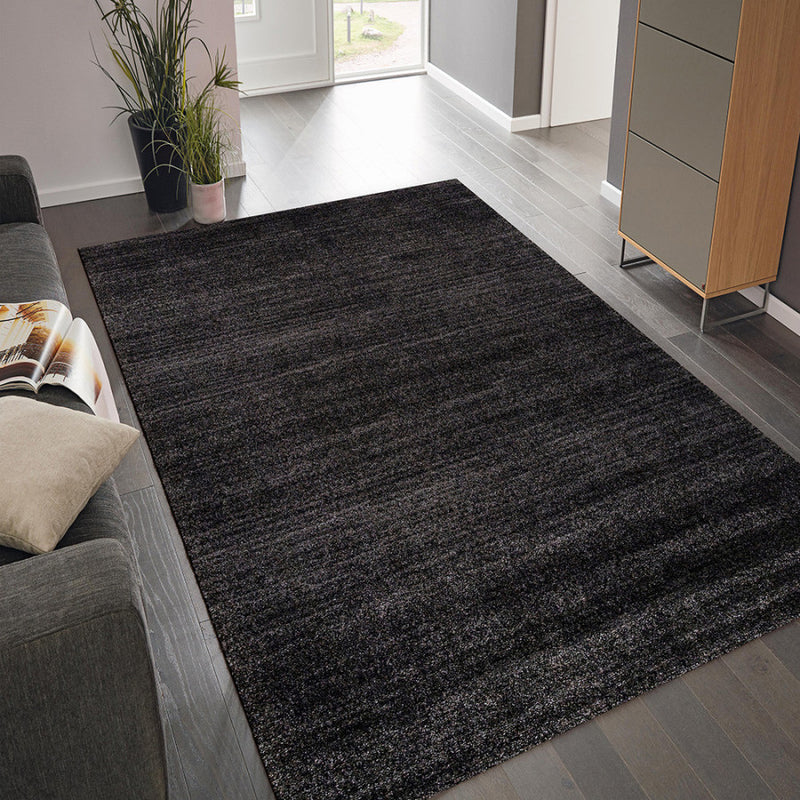 Covor LoftLine gri antracit cu design modern 120x170 cm - LunaHome.ro