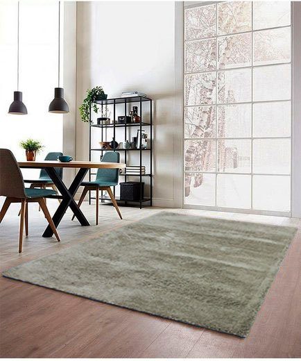 Covor Lucia foarte gros si pufos, culoare taupe, 160x230 cm - LunaHome.ro