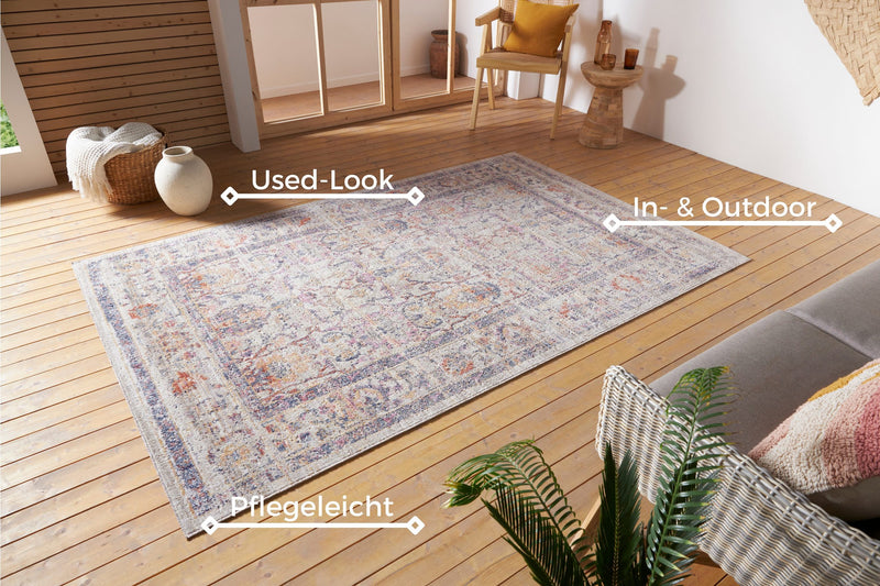 Covor Luxor cu fire scurte de interior si exterior 75x120 cm - LunaHome.ro