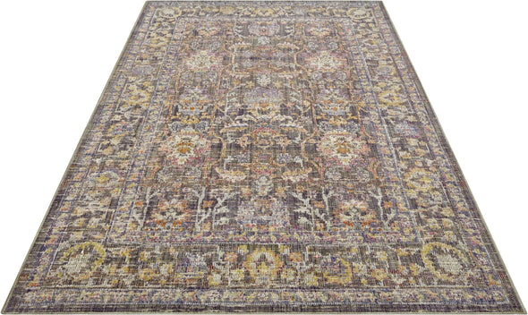 Covor Luxor cu fire scurte de interior si exterior gri 230x340 cm