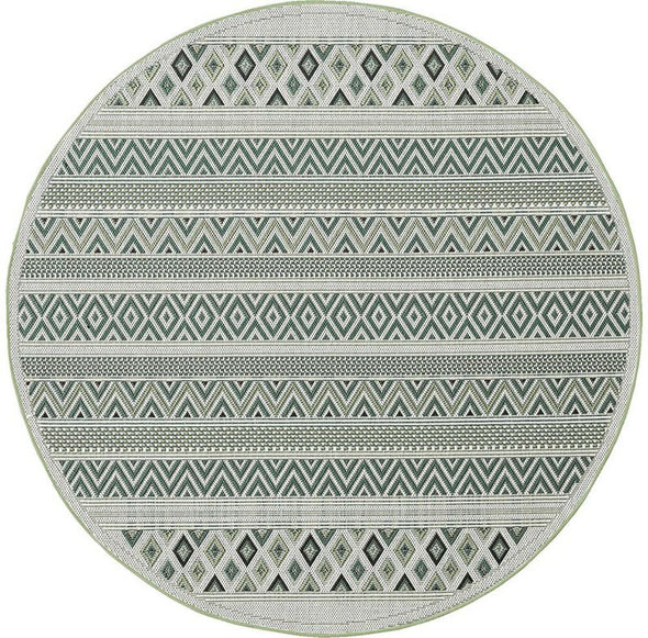 Covor Machka de interior si exterior cu model geometric țesut 160 cm