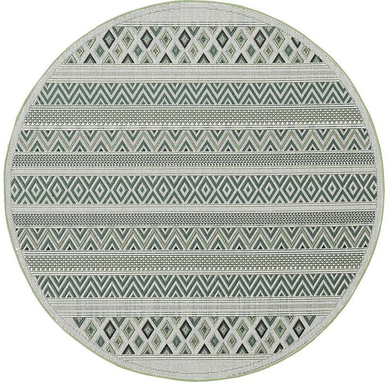 Covor Machka de interior si exterior cu model geometric țesut 160 cm - LunaHome.ro