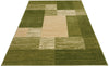 Covor Melvin cu model geometric verde foarte moale 240x320 cm