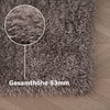 Covor Micro Shaggy pufos pestriț gri-maro 190x280 cm - LunaHome.ro