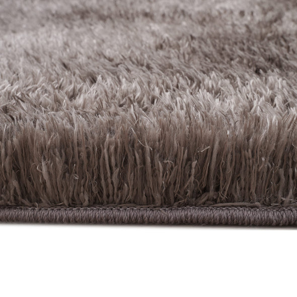 Covor Micro Shaggy pufos pestriț gri-maro 190x280 cm - LunaHome.ro
