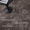 Covor Micro Shaggy pufos pestriț gri-maro 190x280 cm - LunaHome.ro