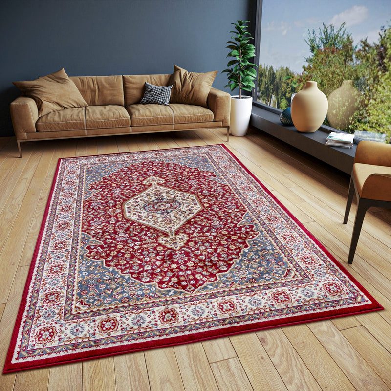 Covor Mochi cu design oriental clasic cu fire scurte - LunaHome.ro