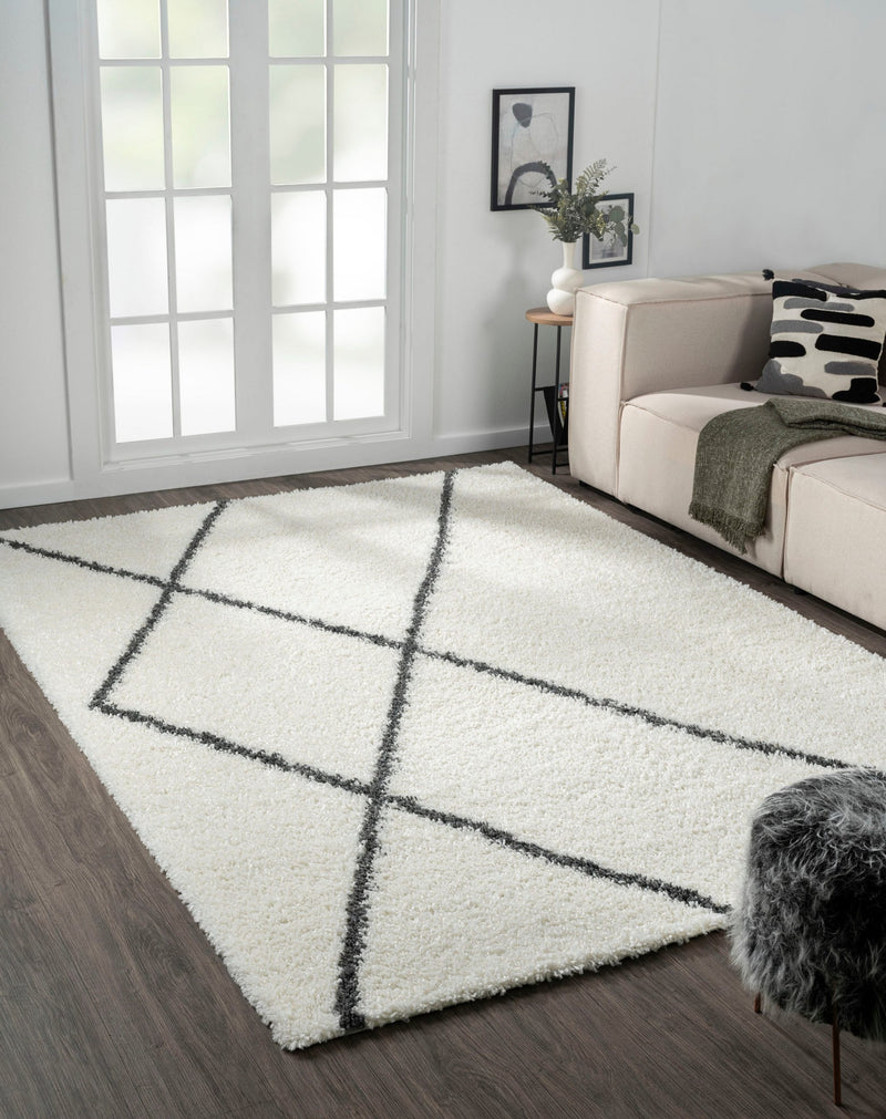 Covor MyShaggy diamonds foarte moale si pufos 200x290 cm - LunaHome.ro