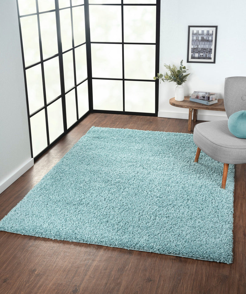 Covor MyShaggy foarte moale si pufos albastru 120x180 cm - LunaHome.ro