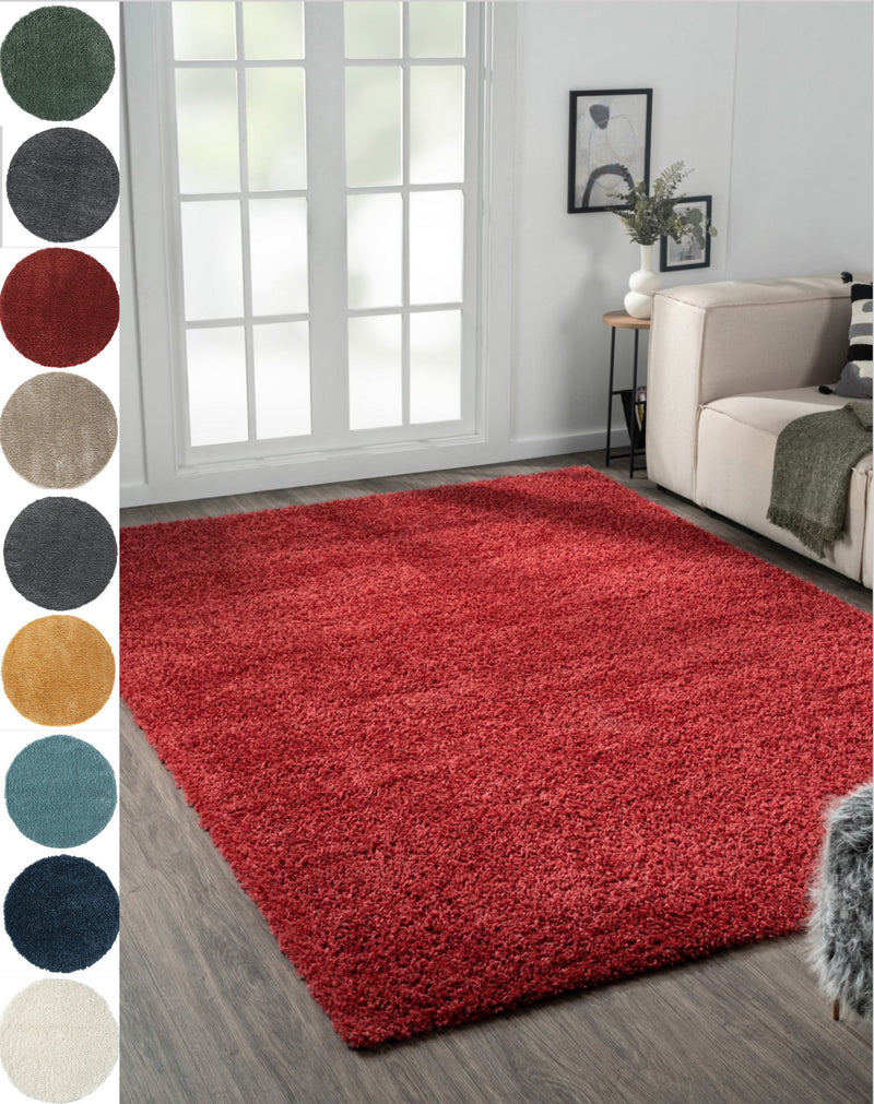 Covor MyShaggy foarte moale si pufos bordo 160x230 cm - LunaHome.ro