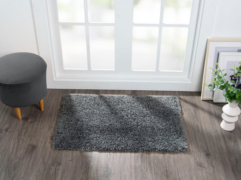 Covor MyShaggy foarte moale si pufos gri 60x90 cm - LunaHome.ro
