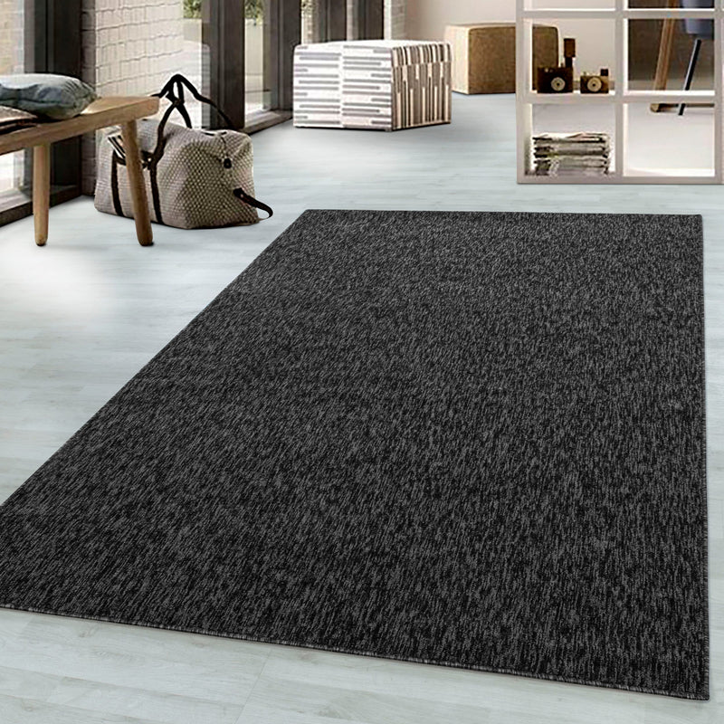 Covor Nizza cu fire scurte antracit model pestriț, 120x170 cm - LunaHome.ro