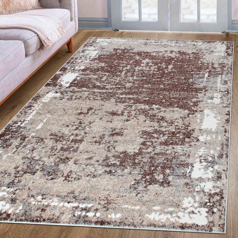 Covor Oberwille cu model vintage 3D culoare nisip 200x300 cm - LunaHome.ro