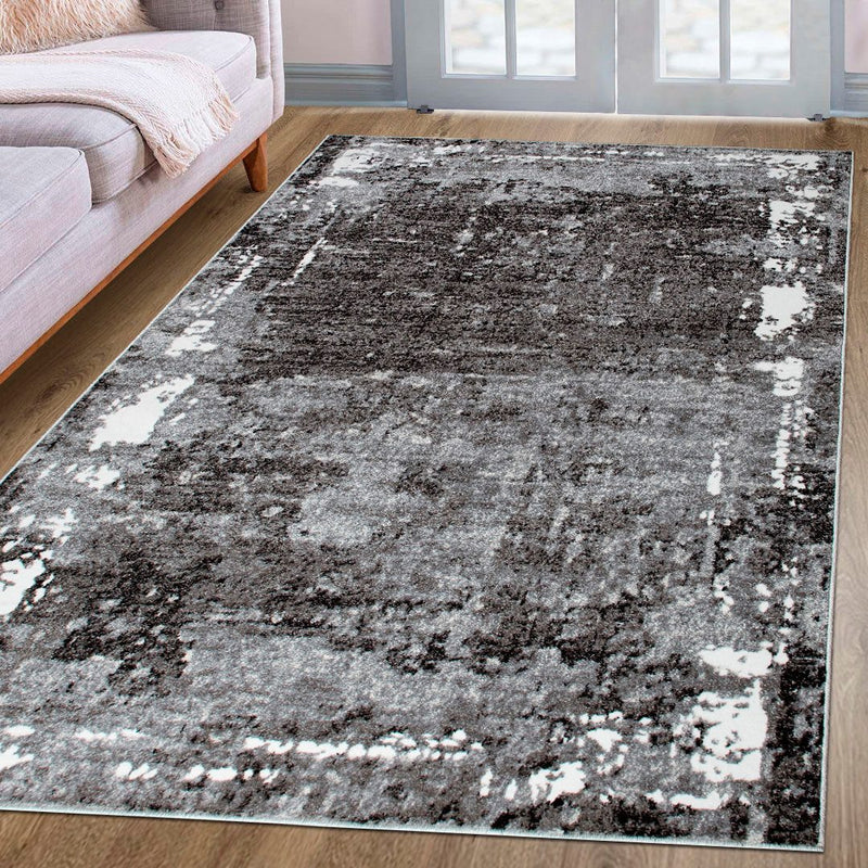 Covor Oberwille cu model vintage 3D gri 280x380 cm - LunaHome.ro