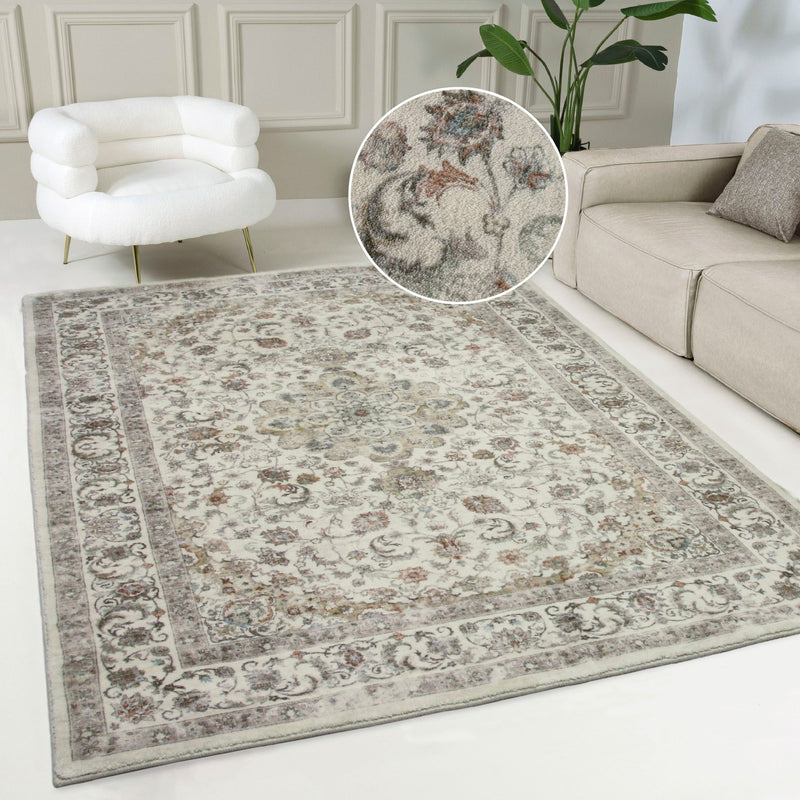 Covor Omar multicolor cu aspect oriental 80x150 cm - LunaHome.ro