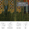 Covor Outdoor-Africa 38 pentru interior si exterior verde 80x165 cm