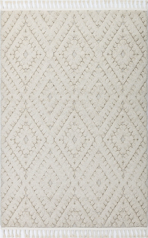 Covor Rayan in stil boho scandi cu aspect de lână 80x150 cm - LunaHome.ro