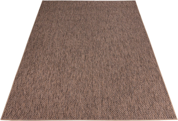 Covor Rhodos maro pentru interior și exterior, aspect de sisal 120x180 cm - LunaHome.ro