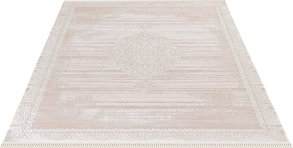 Covor Rodin vintage oriental cu fire scurte crem 200x290cm - LunaHome.ro