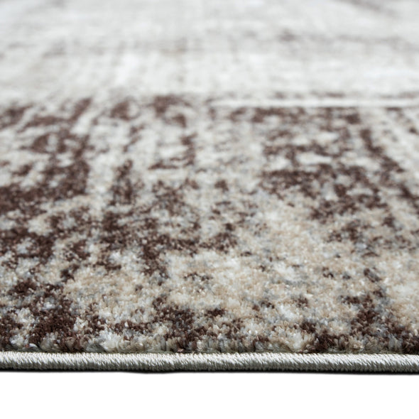 Covor Salsa cu aspect vintage maro, model modern 80x150 cm - LunaHome.ro