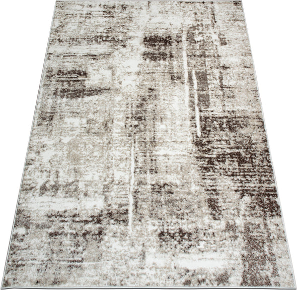 Covor Salsa cu aspect vintage maro, model modern 80x150 cm - LunaHome.ro