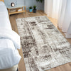 Covor Salsa cu aspect vintage maro, model modern 80x150 cm - LunaHome.ro