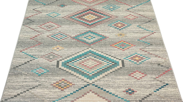Covor Salsa de exterior si interior gri cu tesatura plata 140x200 cm - LunaHome.ro