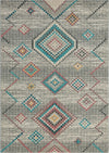 Covor Salsa de exterior si interior gri cu tesatura plata 140x200 cm - LunaHome.ro